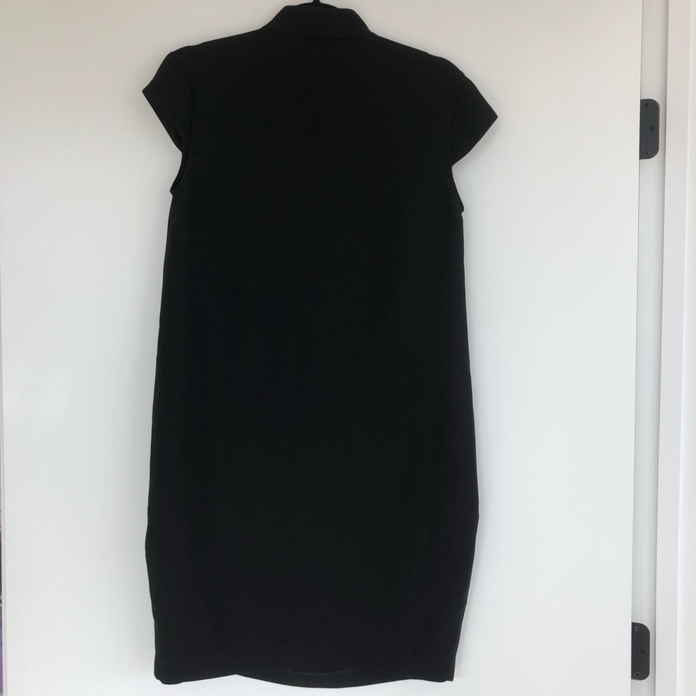 WHISTLES Black Paige V Neck Dress, Size 4 - Picture 10 of 10